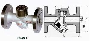 CS49H熱動(dòng)力式圓盤(pán)式Y(jié)型蒸汽疏水閥結(jié)構(gòu)圖紙 CS49H熱動(dòng)力式圓盤(pán)式Y(jié)型蒸汽疏水閥結(jié)構(gòu)圖紙